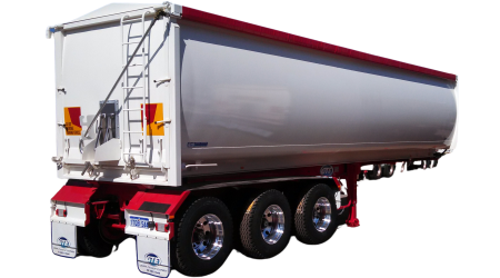 steel grain tipper